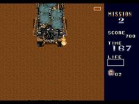 une photo d'Ã©cran de Mercs sur Sega Megadrive